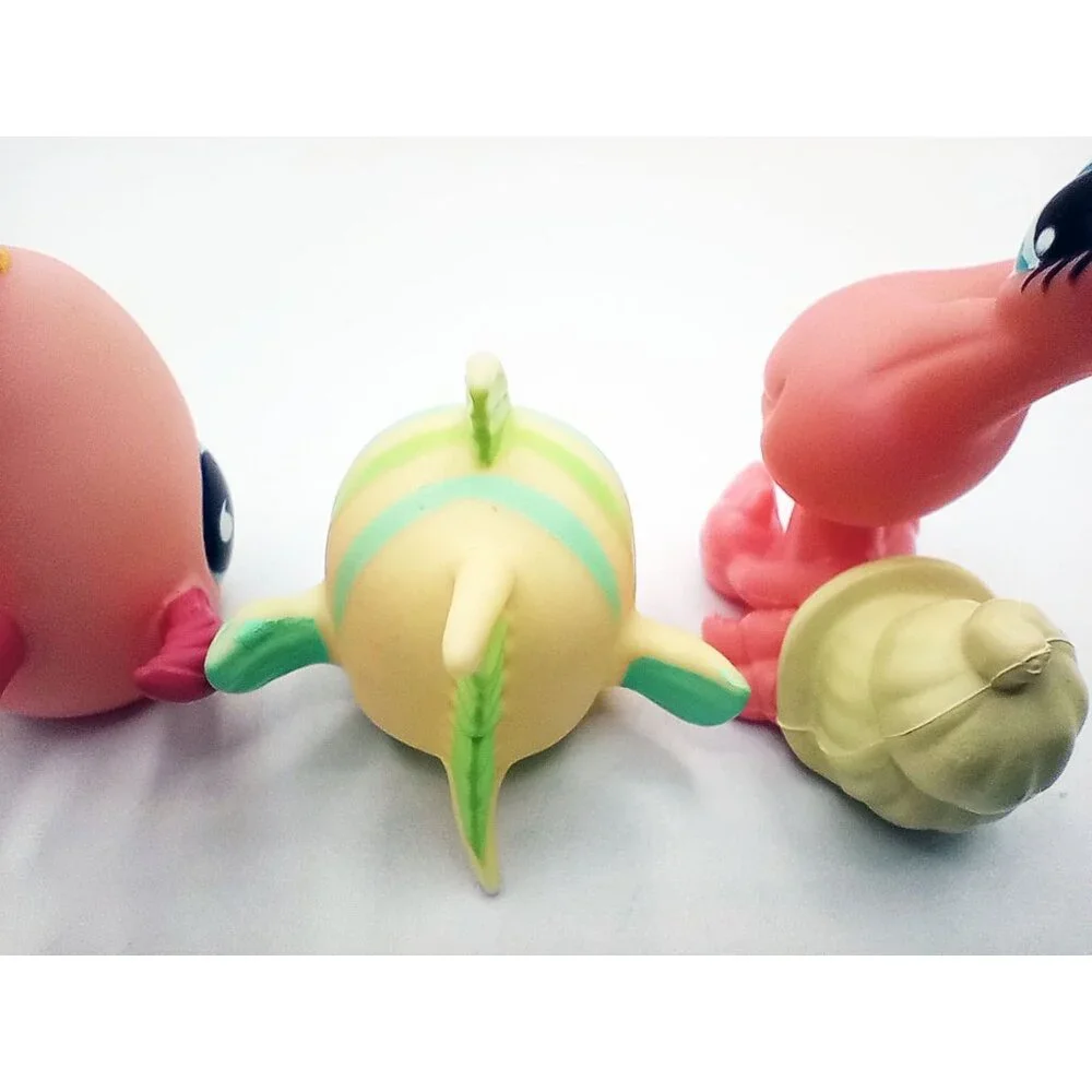 Littlest Pet Shop Aquatic Animal Figures Fish Hermit Crab Lot Of 3 643 928 1213 - Picture 7 of 12
